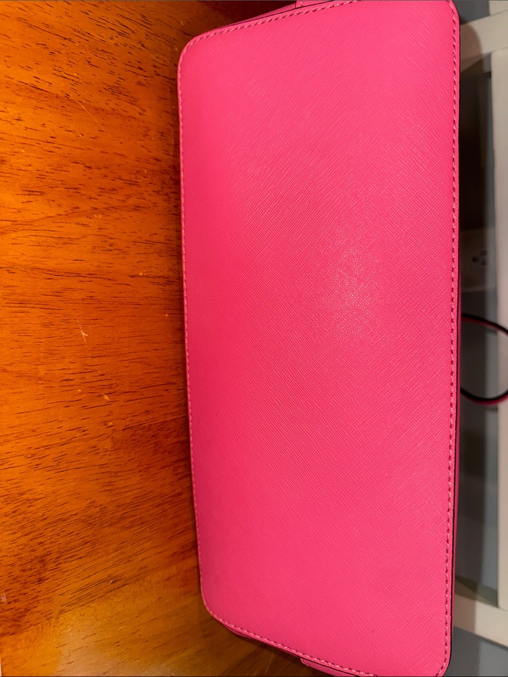 kate spade Pink Saffiano Leather Tote with Matching Wallet - Picture 6 of 10